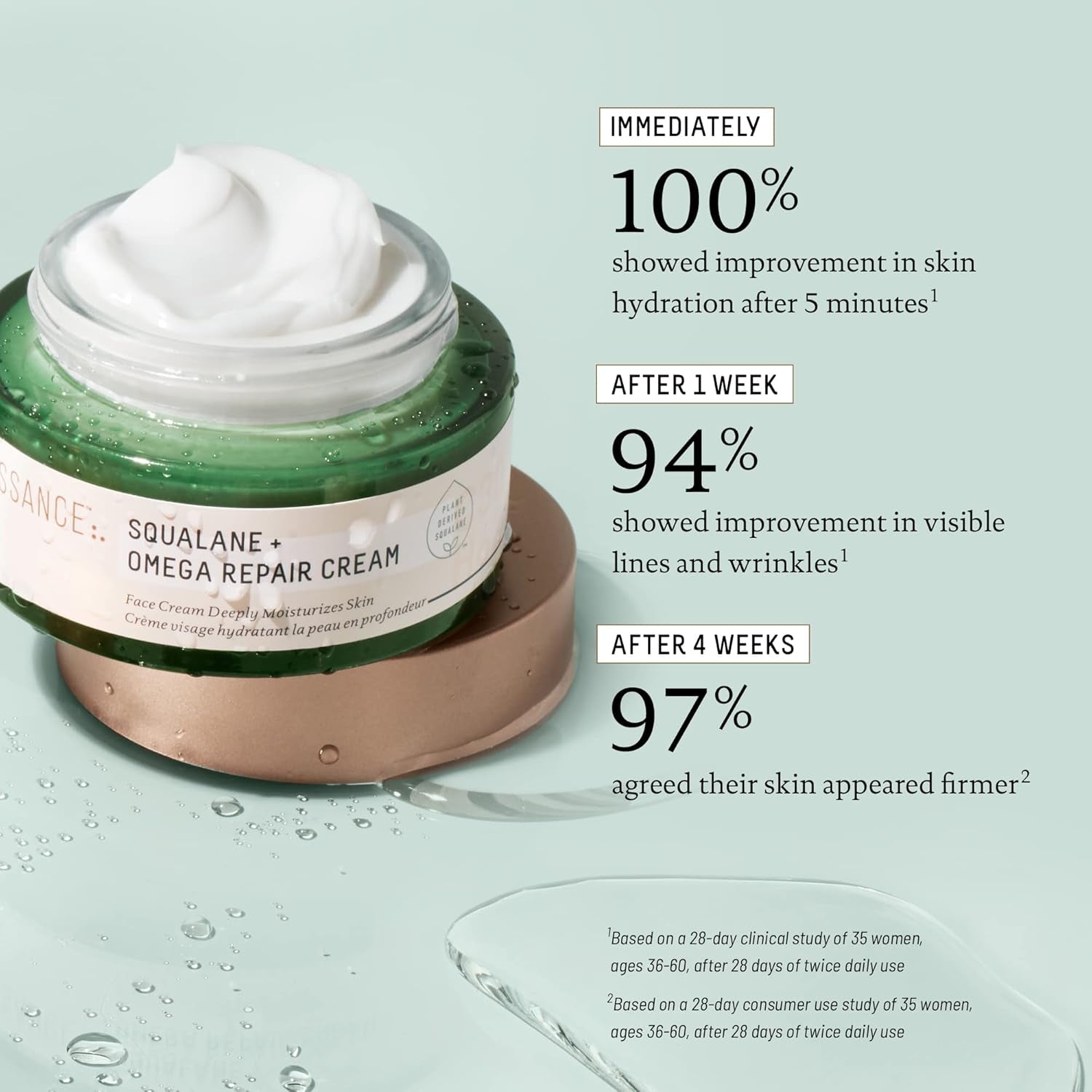 BIOSSANCE Squalane + Omega Repair Cream