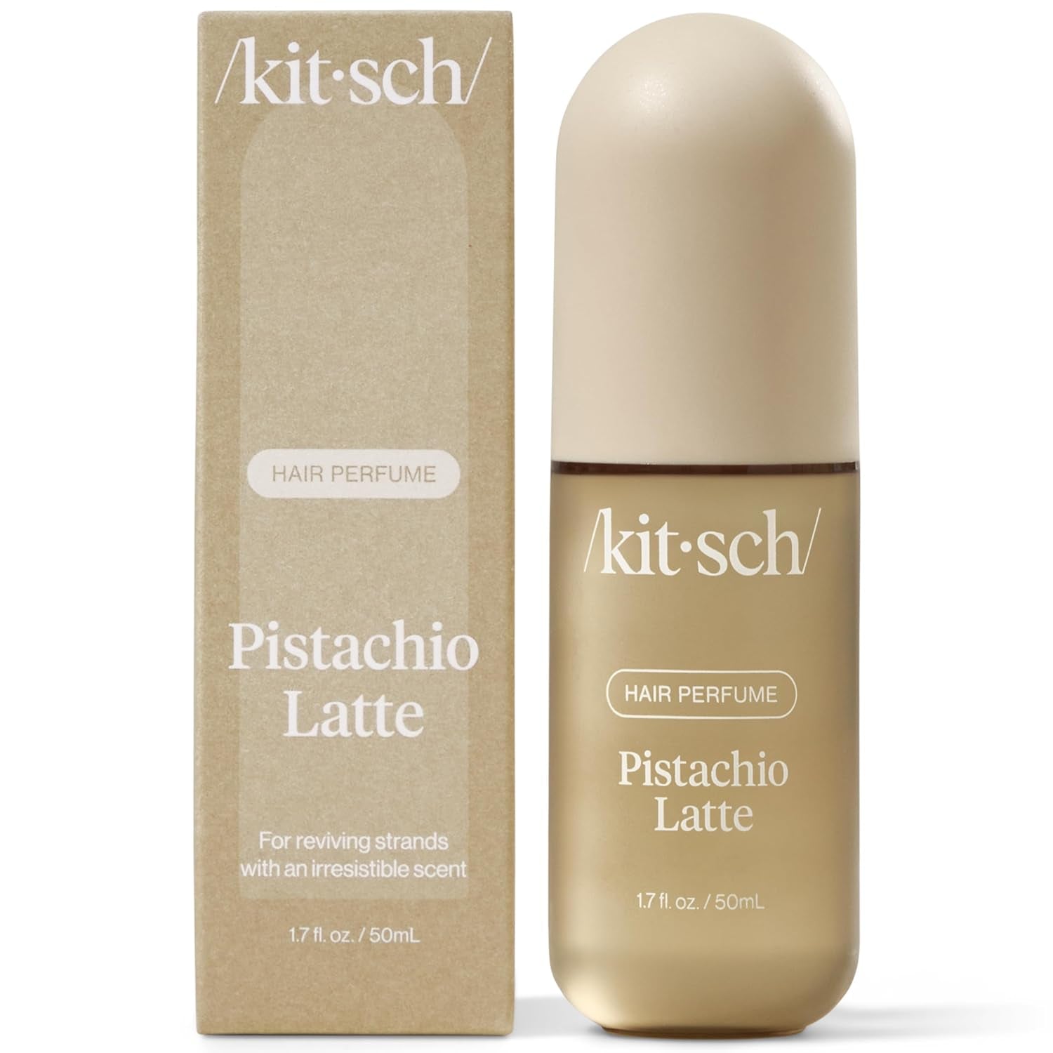 Kitsch Warm Sugar Hair Perfume for Women - Clean, Deodorizing, and Patented Odor-Eliminating Technology, Body Mist - Freshen Hair, Body & Pillows - Sweet Pink Grapefruit & Warm Vanilla Scent - 50Ml