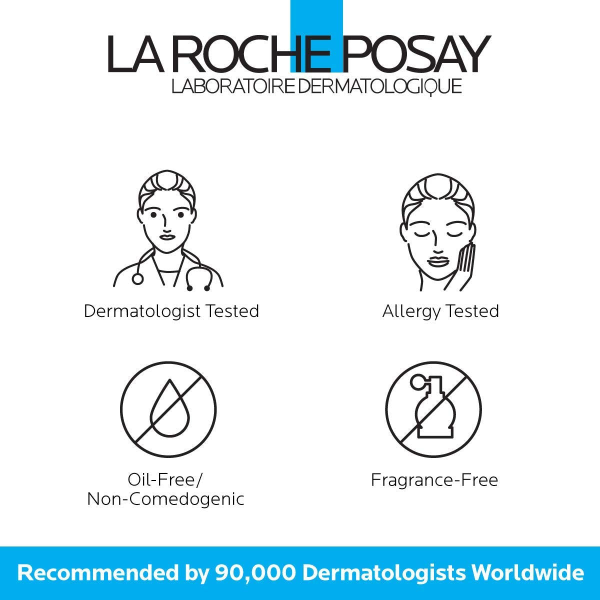 La Roche-Posay Toleriane Purifying Foaming Facial Cleanser, Niacinamide + Ceramides + Prebiotic Thermal Water, Oil Free Face Wash for Oily Skin, Pore Cleanser Safe for Sensitive Skin, Soap Free