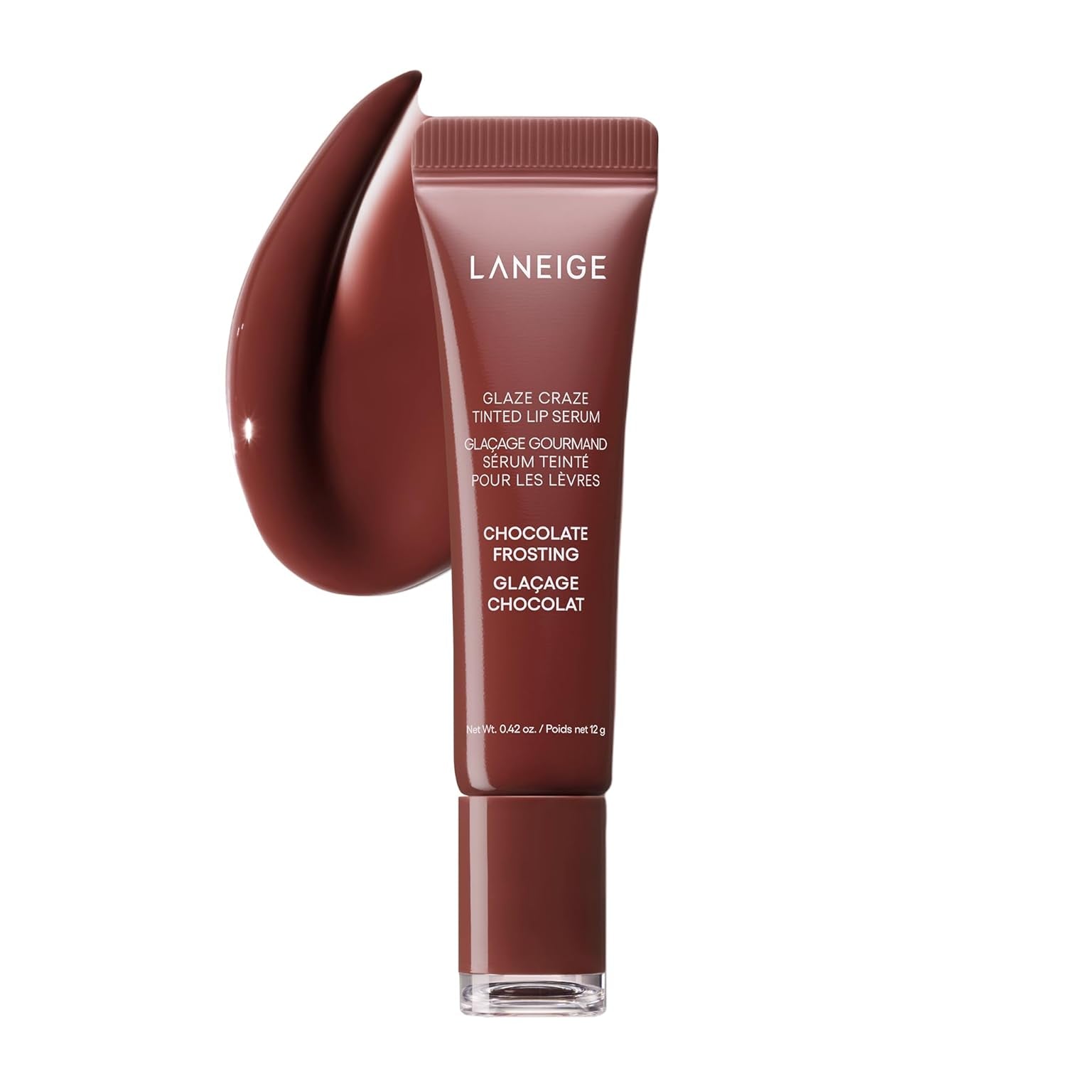 LANEIGE Glaze Craze Tinted Lip Serum: Plumping, Nourishing Hydration with Polypeptide