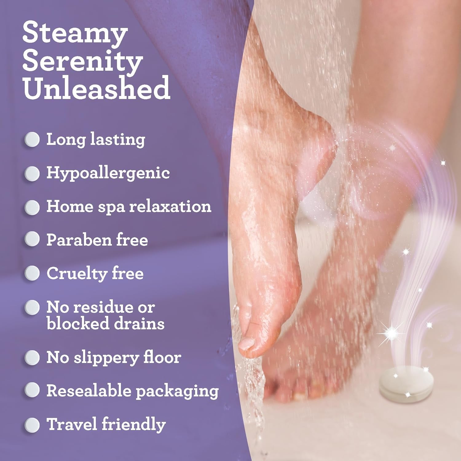 Gurunanda Relax Shower Steamers for Aromatherapy (10 Pack), Relaxation Gifts for Women & Men with Essential Oils, Stress Relief, Home Spa & Self Care