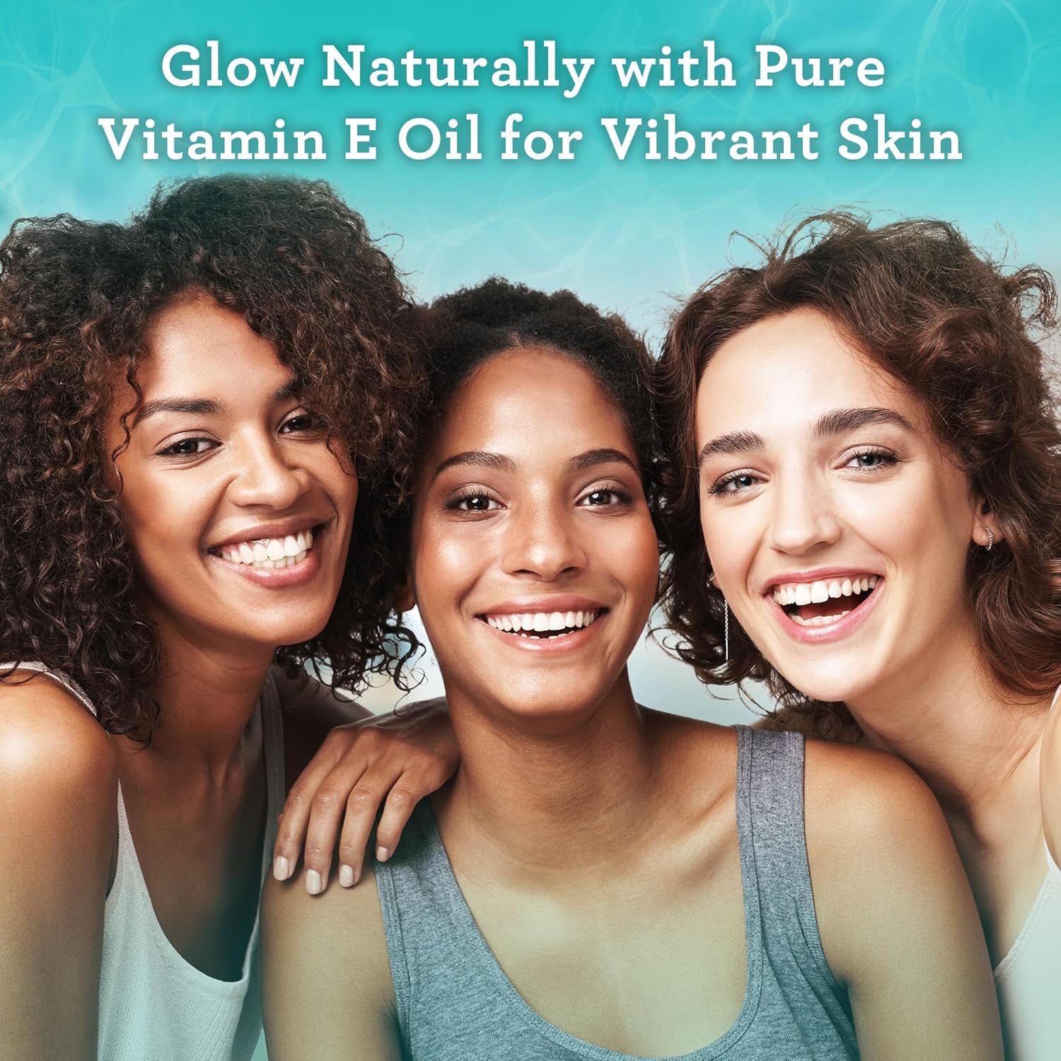 Gurunanda Vitamin E Oil, 2 Fl Oz Pure & Natural, 15,000 IU per Bottle, for Skin, Hair, Face, Nails & Scars, with Coconut Oil to Help Nourish & Moisture, Non-Gmo & Vegan