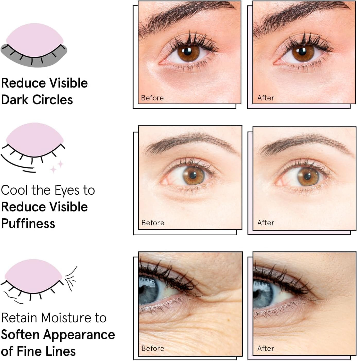 Grace & Stella under Eye Mask - Gifts for Women - Travel Essentials - Reduce Dark Circles, Puffy Eyes, Undereye Bags, Wrinkles - Gel under Eye Patches for Bridesmaid - Vegan Self Care (24 Pairs, Gold)