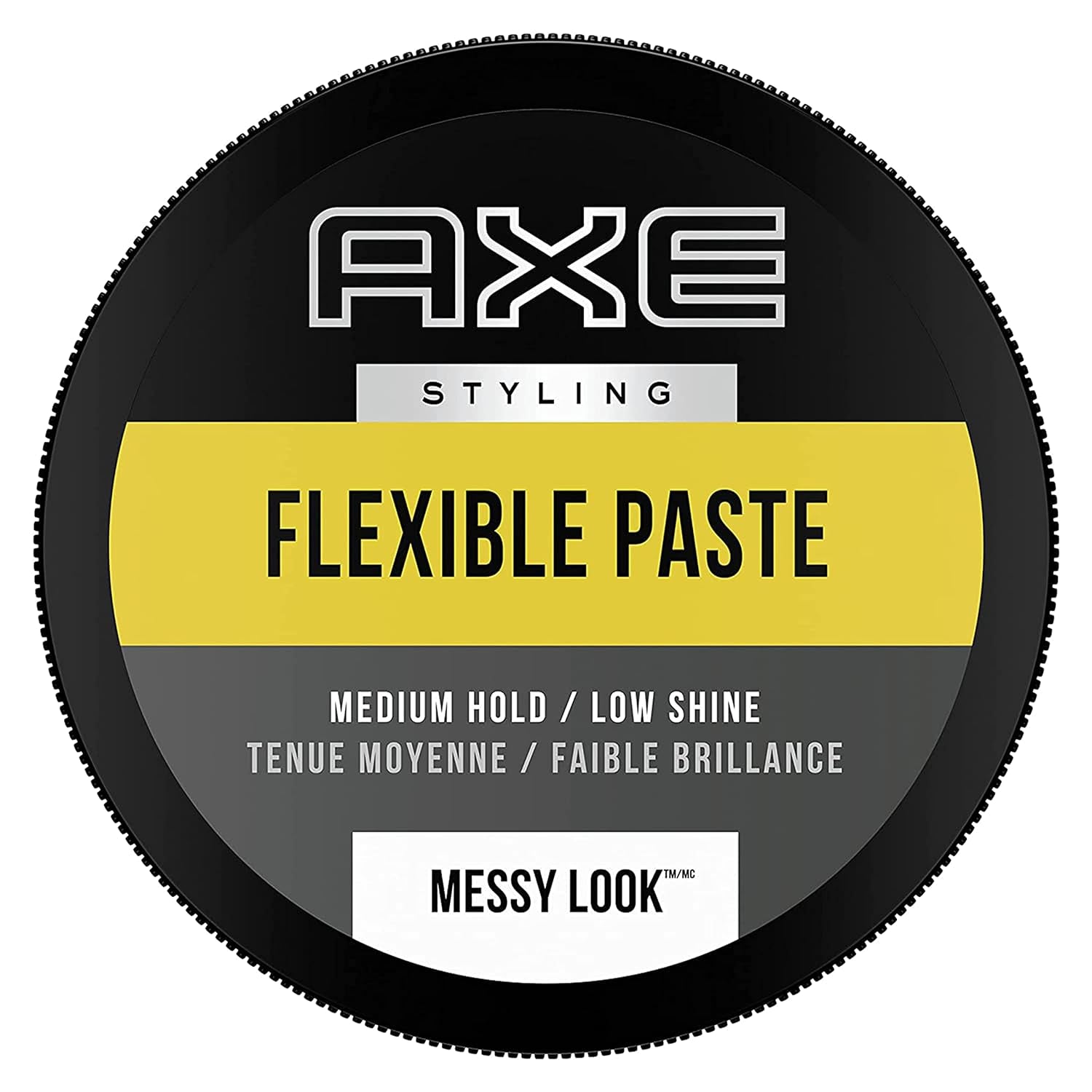 AXE Styling Flexible Hair Paste Urban Messy Look 2 Count for an Instant Texture Boost Hair Styling Made Easy 2.64 Oz