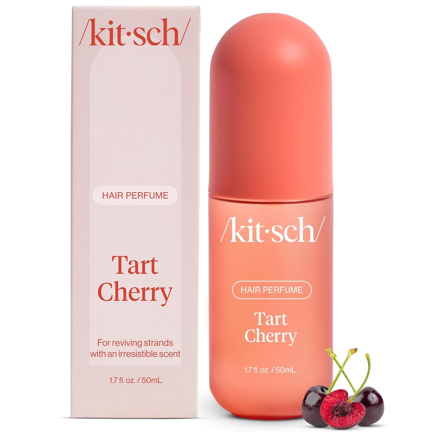 Kitsch Warm Sugar Hair Perfume for Women - Clean, Deodorizing, and Patented Odor-Eliminating Technology, Body Mist - Freshen Hair, Body & Pillows - Sweet Pink Grapefruit & Warm Vanilla Scent - 50Ml