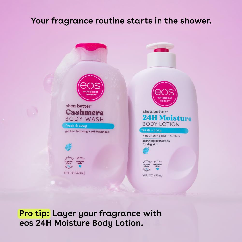 Eos Shea Better Body Lotion+ Body Wash, Fresh & Cozy