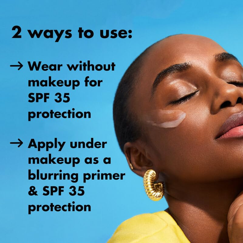 E.L.F. SKIN Suntouchable Invisible SPF 35, Lightweight, Gel-Based Sunscreen for a Smooth Complexion, Doubles as a Makeup Primer, Vegan & Cruelty-Free, Packaging May Vary