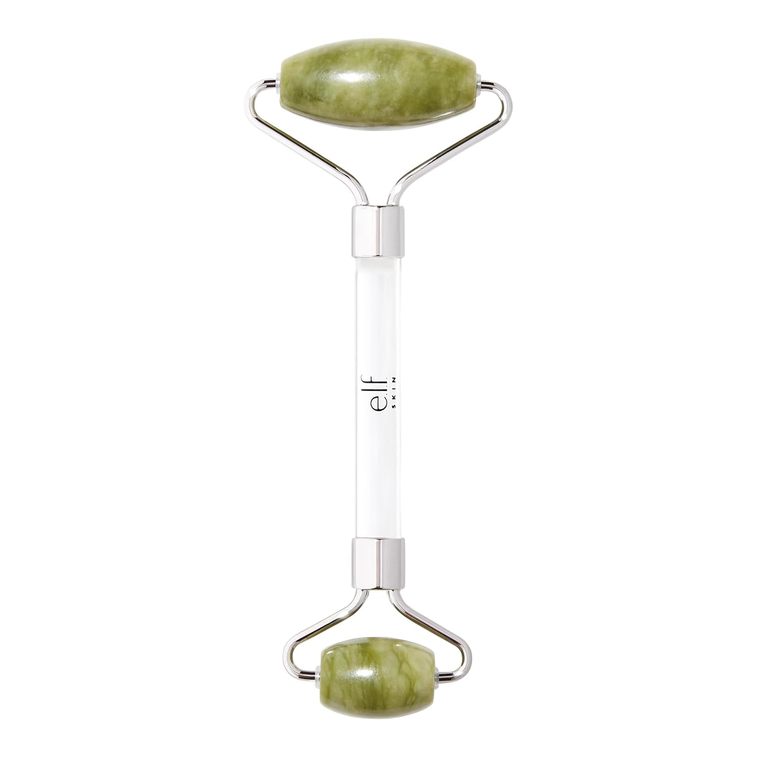 E.L.F. SKIN Jade Roller, Facial Roller to Massage & Destress Skin, Gently Massages, Soothes & Boosts Skin’S Vitality