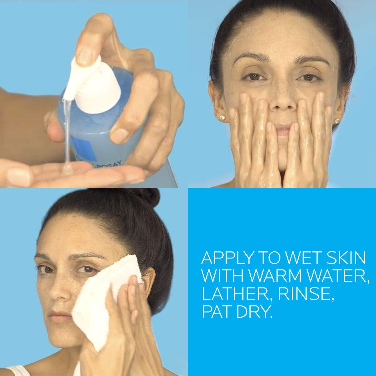 La Roche-Posay Toleriane Purifying Foaming Facial Cleanser, Niacinamide + Ceramides + Prebiotic Thermal Water, Oil Free Face Wash for Oily Skin, Pore Cleanser Safe for Sensitive Skin, Soap Free