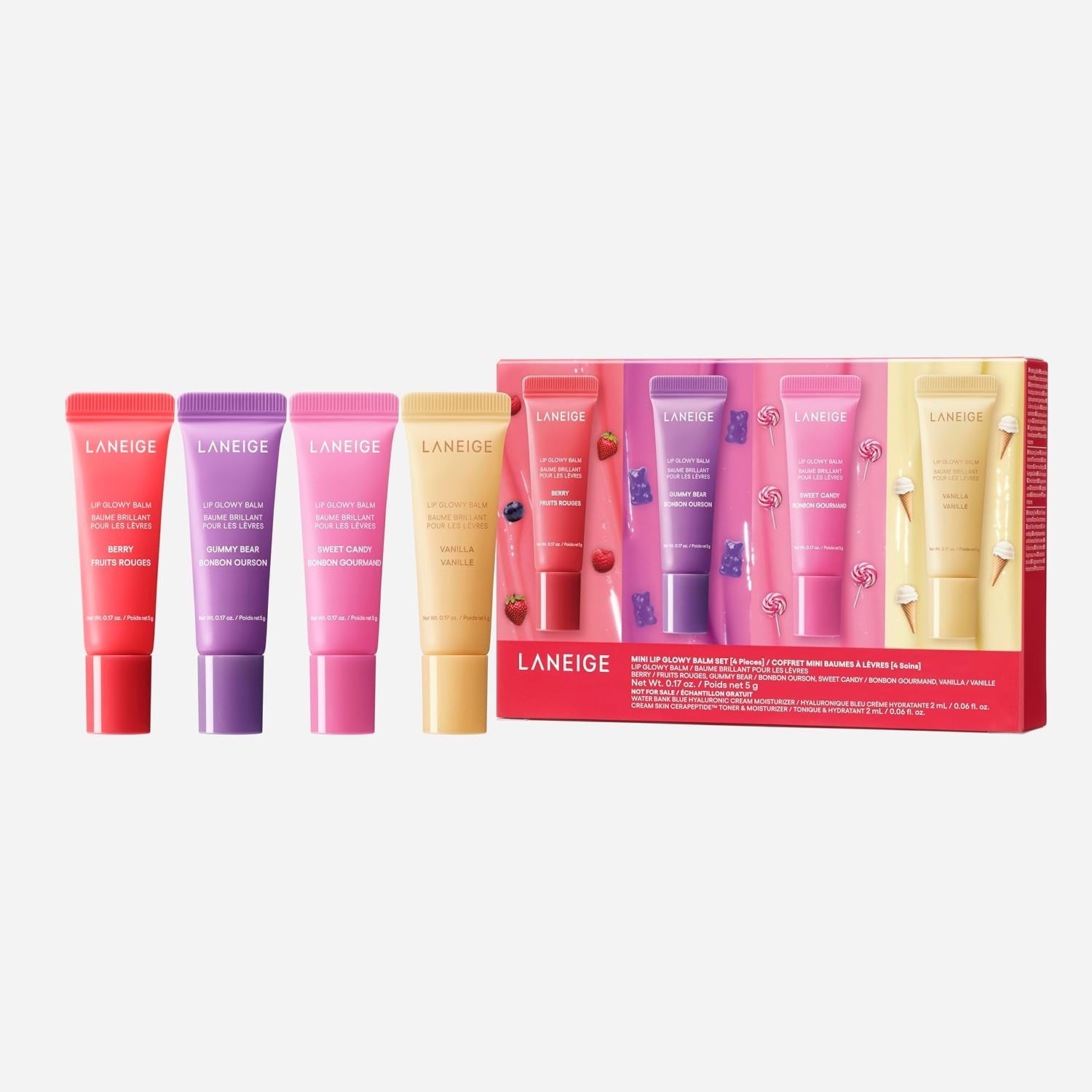 LANEIGE Lip Glowy Balm: Hydrate, Glossy, Lightweight, Moisturize & Tint with Shea Butter