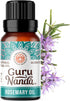 Gurunanda Rosemary Essential Oil - 100% Pure & Natural, Undiluted, Non-Gmo - for Hair, Skin & Aromatherapy Diffuser - 15ML
