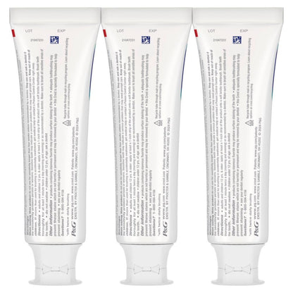 Crest Pro-Health Gum Detoxify plus Toothpaste 4.5 Oz Pack of 3 - Antibacterial Fluoride Toothpaste, Sensitivity Protection, Whitens Teeth, Anticavity, Plaque Control