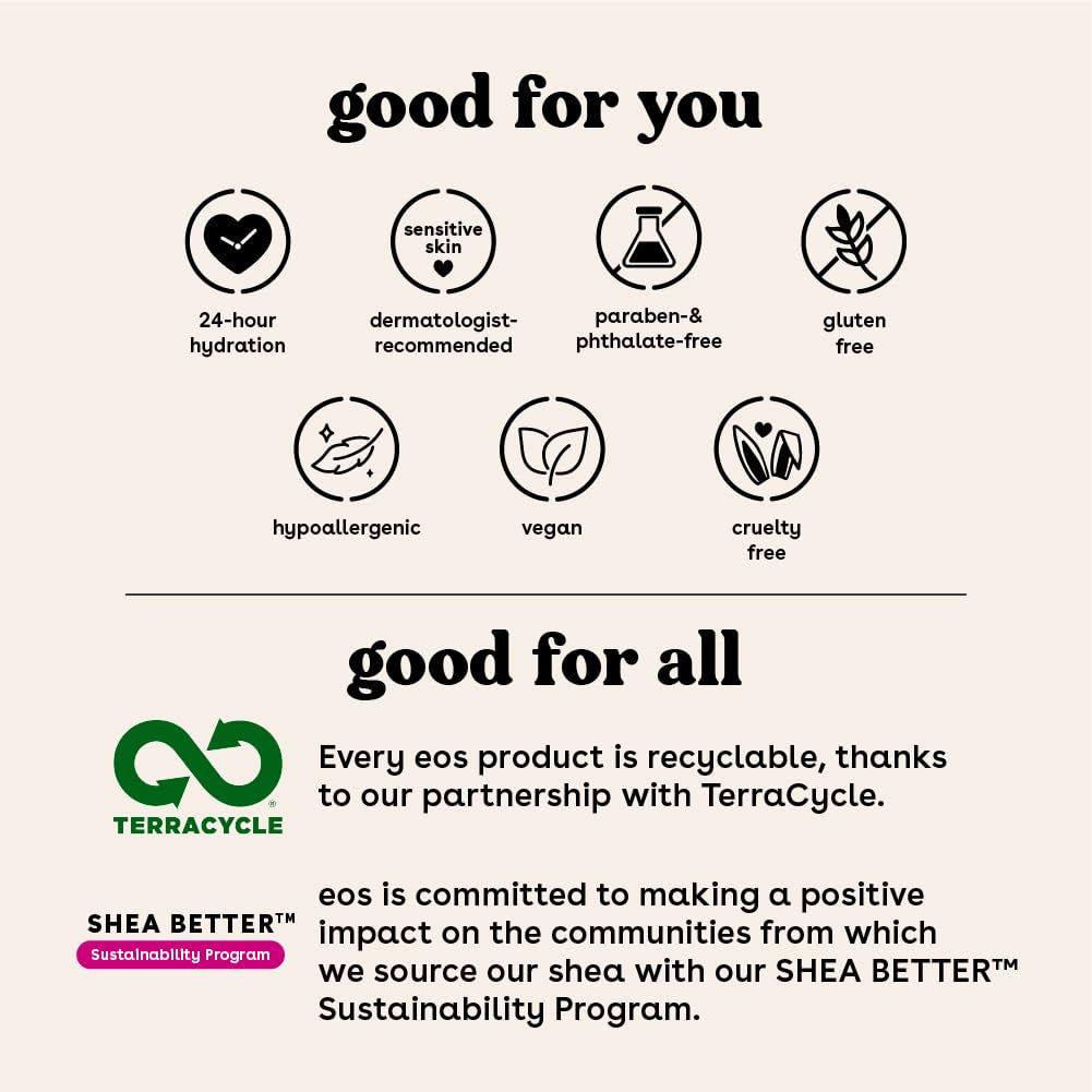 Eos Shea Better Body Lotion+ Body Wash, Fresh &amp; Cozy
