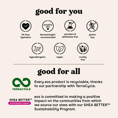 Eos Shea Better Body Lotion+ Body Wash, Fresh &amp; Cozy