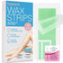 48Wax Strips - Wax Strips for Hair Removal - Facial Hair Removal for Women - Waxing Kit for Face, Body, Arms, Legs, Chest, Back, Bikini & Brazilian 48Ct Waxing Strips & 4Calming Oil Wipes - Glow Pure