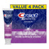 Crest 3D White Advanced Luminous Mint Teeth Whitening Toothpaste, Crest Toothpaste, 3.7 Oz Pack of 4 - Helps Remove Surface Stains, Whitens Teeth, Strengthens Tooth Enamel, Protects against Cavities