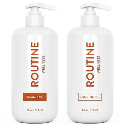 Shampoo and Conditioner Set for Stronger Hair - Biotin | Color Safe | Sulfate-Free | Vegan | Clinically Tested | Nourishing Oils and Vitamins - Coconut &amp; Vanilla 14Oz (Pack of 2)