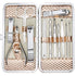 ZIZZON Professional Nail Care Kit Manicure Grooming Set with Travel Case(Rose Gold)