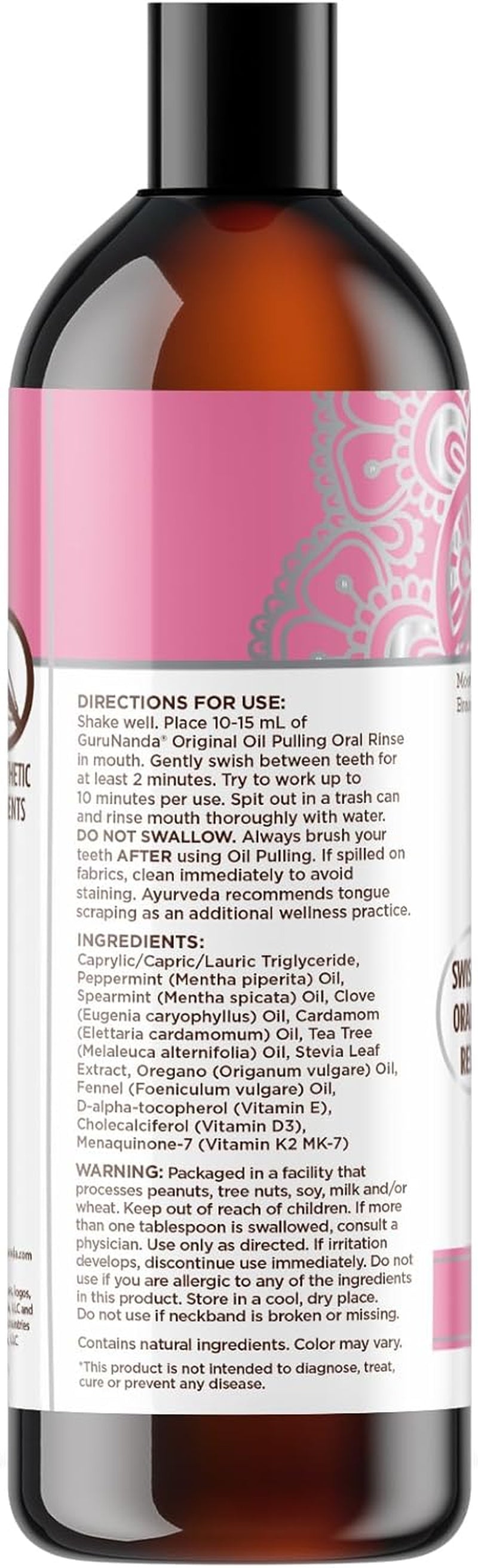 Gurunanda Sensitive Oil Pulling - 8 Oz