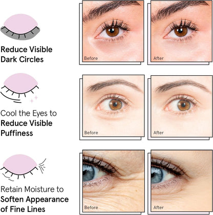 Grace &amp; Stella under Eye Mask - Gifts for Women - Travel Essentials - Reduce Dark Circles, Puffy Eyes, Undereye Bags, Wrinkles - Gel under Eye Patches for Bridesmaid - Vegan Self Care (24 Pairs, Gold)
