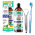 Gurunanda Cocomint Oil Pulling Mouthwash for Complete Oral Hygiene, 7 Essential Oils & Vitamins for Happy Teeth & Gums & Fresh Breath , Alcohol-Free, 8 Oz