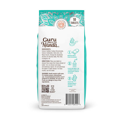 Gurunanda Uplift Shower Steamers for Aromatherapy (10 Pack), Relaxation Gifts for Women &amp; Men with Essential Oils, Stress Relief, Home Spa &amp; Self Care