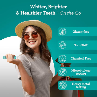 Gurunanda Travel Sachets Coconut Oil Pulling, Promotes Fresh Breath and Happy Gums, 7 Essential Oils &amp; Vitamins for Happy Teeth &amp; Gums, 7 Sachets