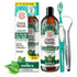 Gurunanda Starter Pulling Oil Mouthwash for Natural Teeth Whitening, Coconut and Peppermint Oil for Fresh Breath & Happy Gums, Alcohol-Free, 8 Oz