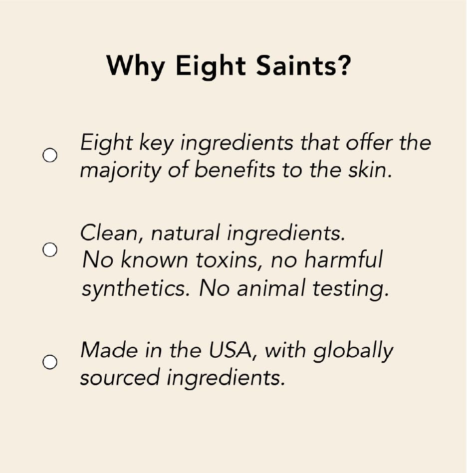 Eight Saints Skin Care up the anti Night Cream Face Moisturizer to Reduce Fine Lines and Wrinkles, Natural and Organic anti Aging Cream for Face &amp; Neck with Niacinamide and Hyaluronic Acid, 2 Ounces
