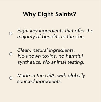 Eight Saints Skin Care up the anti Night Cream Face Moisturizer to Reduce Fine Lines and Wrinkles, Natural and Organic anti Aging Cream for Face &amp; Neck with Niacinamide and Hyaluronic Acid, 2 Ounces