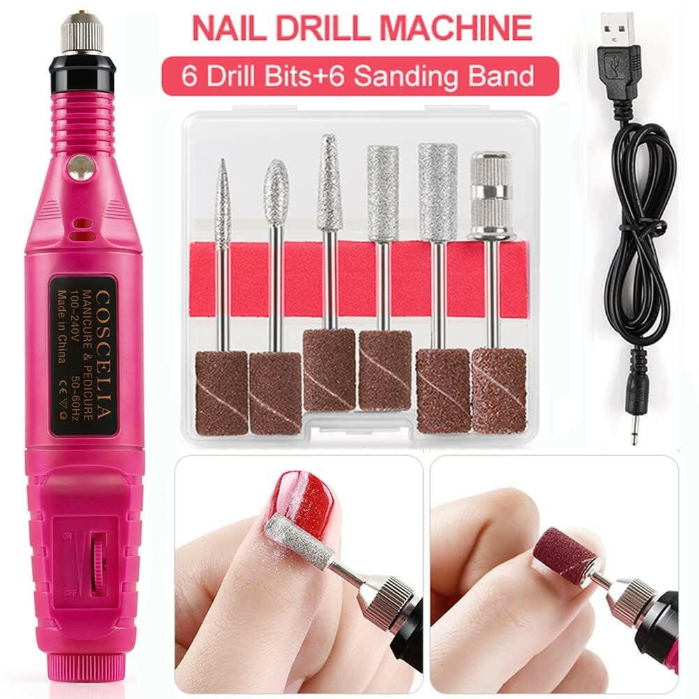 Acrylic Nail Kit for Beginners with Everything Acrylic Nail Set with Drill and U V Light Professional Nails Kit Acrylic Set with Everything for Beginners Acrylic Powder Glitter Decoration Powder Nail Art Starter Kit Gift for Women - Glow Pure