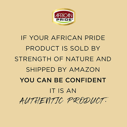 African Pride Moisture Miracle Coconut Oil &amp; Baobab Oil Leave-In Hair Cream - Provides Intense Moisture &amp; Helps Repair Natural Coils &amp; Curls, Hydrates &amp; Strengthens, 18 Oz