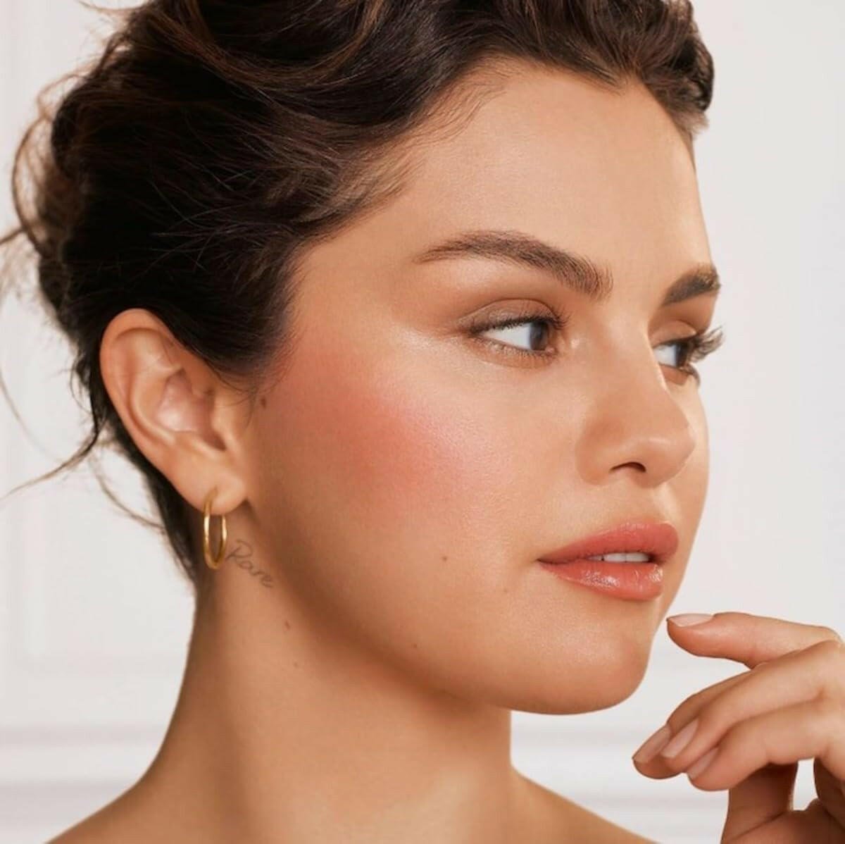 by Selena Gomez Soft Pinch Liquid Blush Mini Size - Encourage - Soft Neutral Pink - Glow Pure