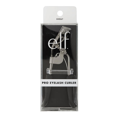 E.L.F. Pro Eyelash Curler, Strong, Contoured, Eye-Opening, Voluminous Lashes, Includes Additional Rubber Replacement Pad, Silver