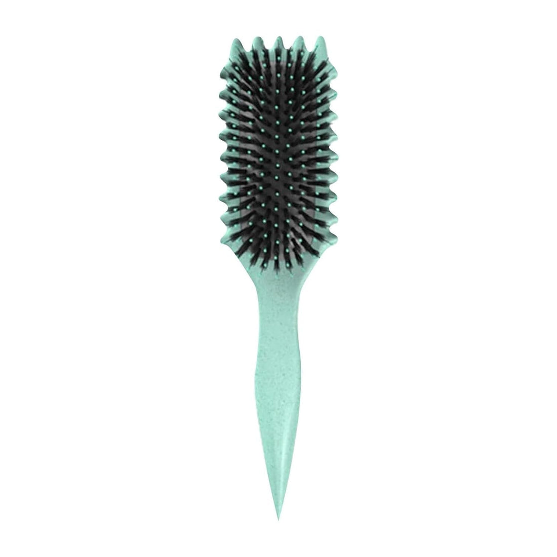 Curl Defining Brush, 2024 Newest Boar Bristle Hair Brush Styling Brush, Curly Hair Brush, Curl Define Styling Brush, Shaping &amp; Defining Curls for Women (Green 1PCS) - HealthFulBeautyLife