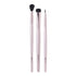E.L.F. No Budge Brush Trio, 3-Piece Eyeshadow Brush Set for Applying & Blending Color, Use with the No Budge Cream Eyeshadows, Vegan & Cruelty-Free