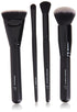 E.L.F. Complexion Perfection Brush Kit, 4-Piece Makeup Brush Set, Brushes for Foundations & Concealers, Vegan & Cruelty-Free