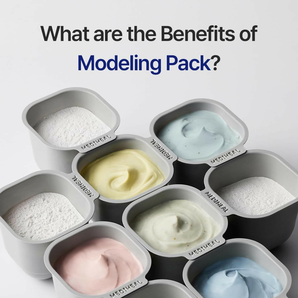 Derma Modeling Pack (Collagen) - Filling Elasticity for Glow Skin - Easy DIY Home Spa Kits, Hydrating Icy Jelly Mask for Skin Refreshment - Glow Pure