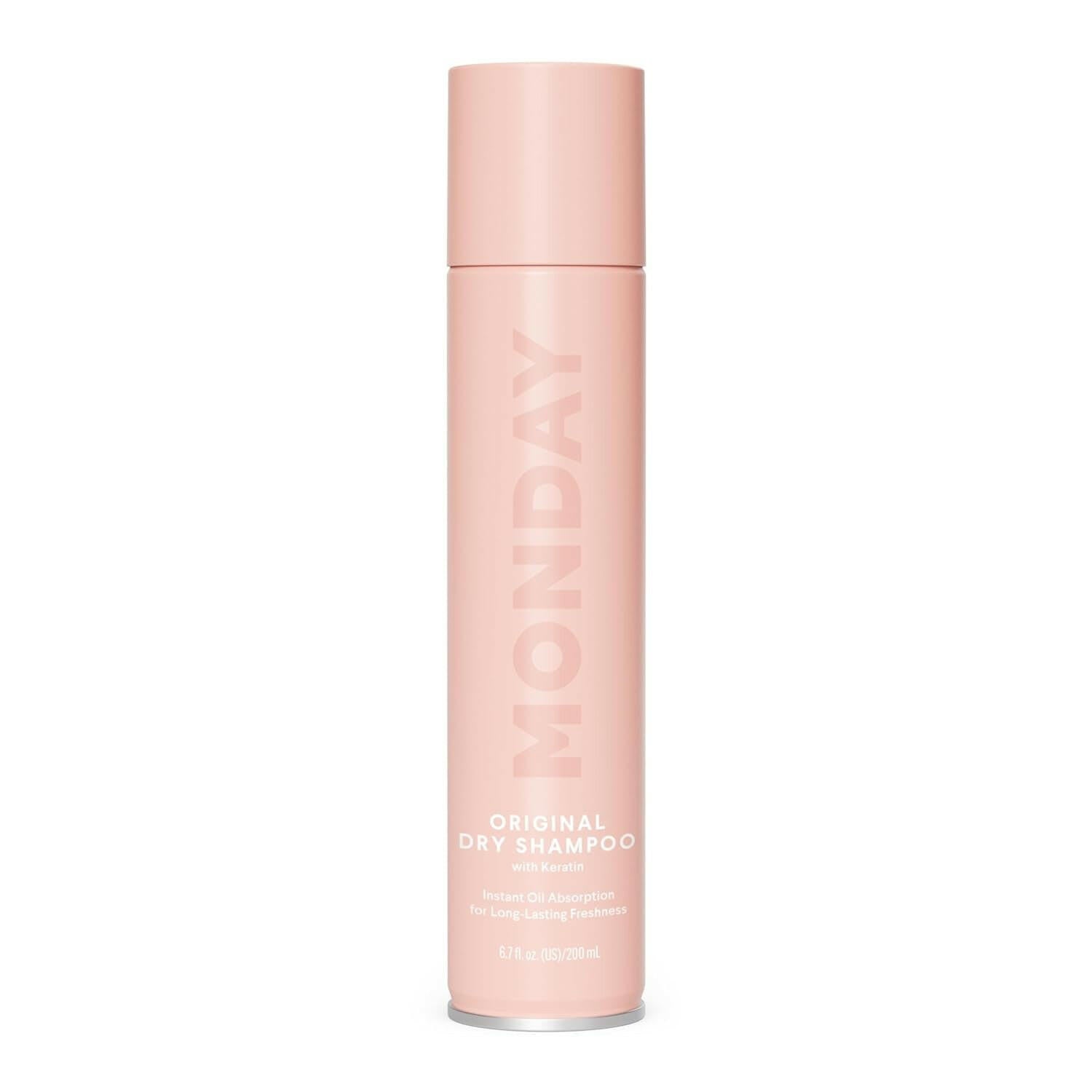 Dry Shampoo Original 6.7Oz, Freshens Hair, Absorbs Oil, Nourishes with Keratin, Protects Hair - Glow Pure