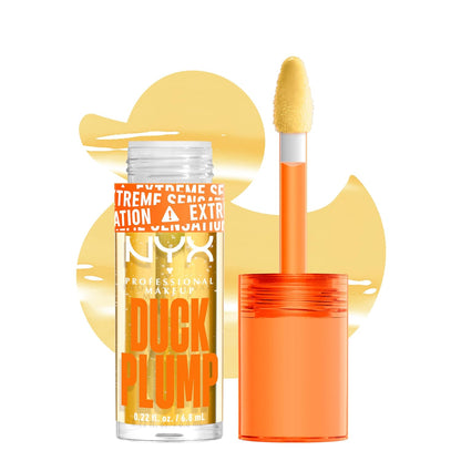 Duck Plump High Pigment Plumping Lip Gloss with Spicy Ginger, Vegan Lip Makeup - Clearly Spicy (Clear) - HealthFulBeautyLife
