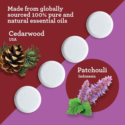 Gurunanda Tranquility Shower Steamers for Aromatherapy 10 Pack, Relaxation Gifts for Women &amp; Men, Essential Oils, Stress Relief, Home Spa &amp; Self Care