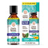 Gurunanda Travel Size Coconut Oil Pulling, 7 Essential Oils & Vitamins, Promotes Fresh Breath & Happy Gums, No Alcohol & Fluoride, 3 Oz