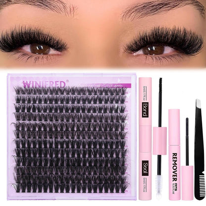 Fluffy Lash Extension Kit - Wispy Mink Lashes - Glow Pure