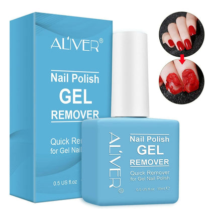 Gel Nail Polish Remover 1Pcs, Professional Gel Polish Remover for Nails, No Need for Foil, Quick &amp; Easy Polish Remover in 2 - 3 Minutes, No Need Soaking or Wrapping - 15Ml - Glow Pure