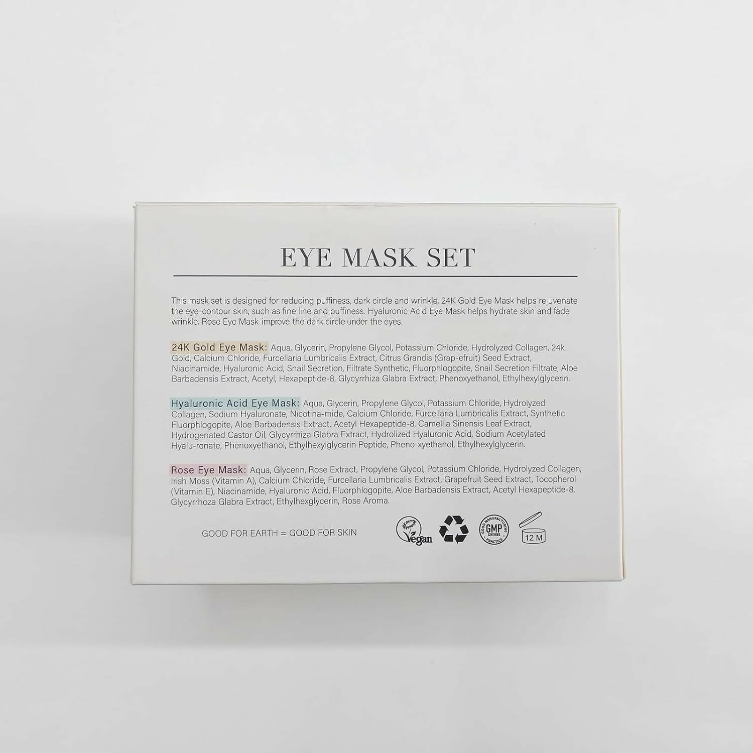 Gold &amp; Rose Eye Patches - 30 Pairs - Glow Pure