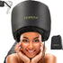 Integrated Headband Hooded Hair Dryer: Reduces Heat, Speeds Drying - Portable & Large - Glow Pure