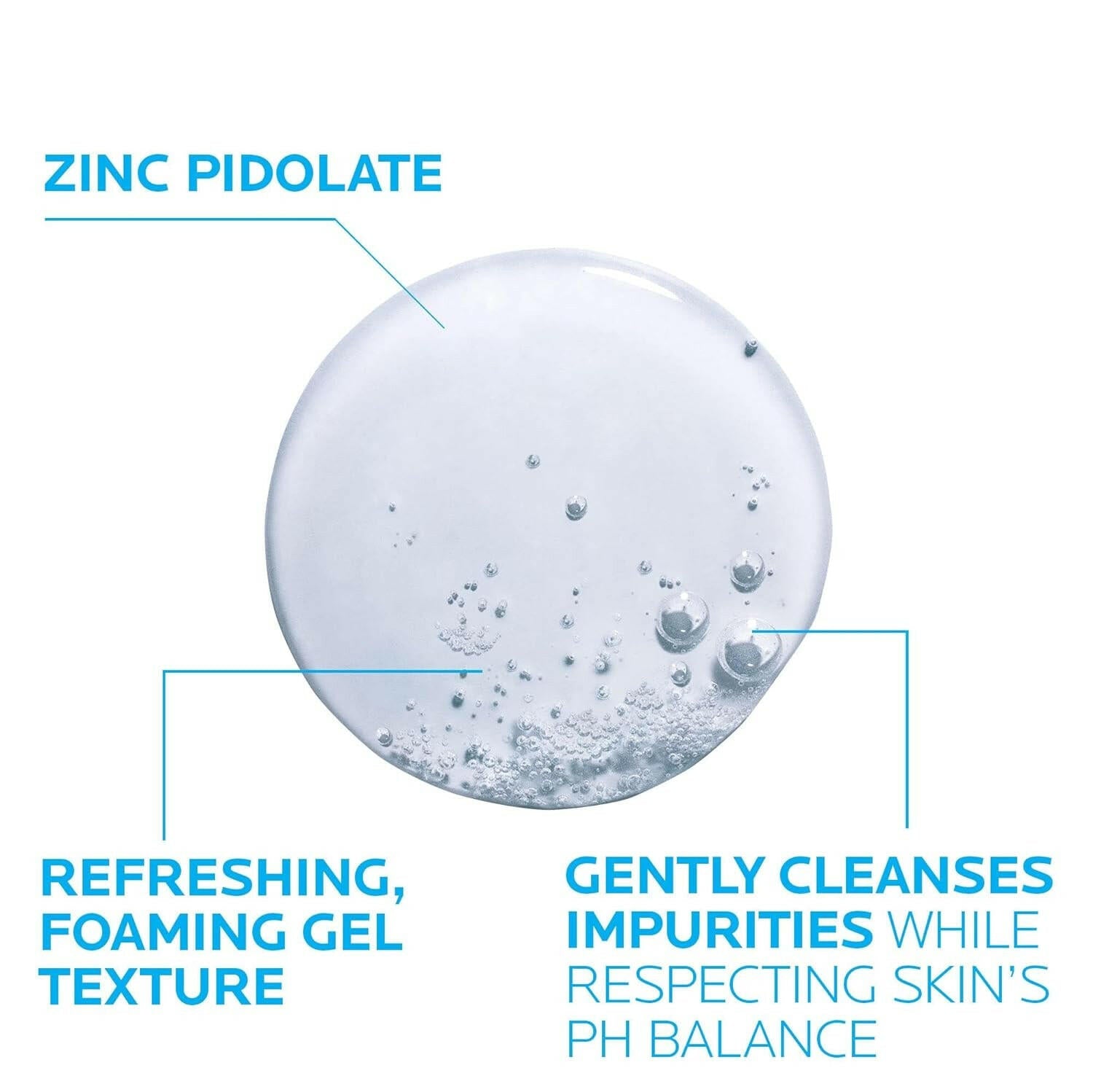 LA ROCHE POSAY Effaclaroily Skingelpump Bottlefacepurifyingfoaming Gel - Glow Pure