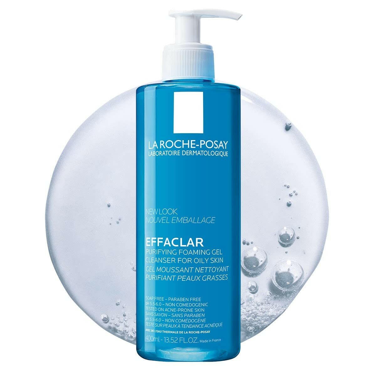 LA ROCHE POSAY Effaclaroily Skingelpump Bottlefacepurifyingfoaming Gel - Glow Pure