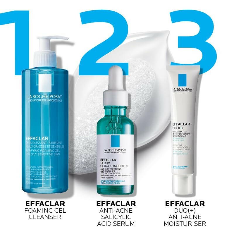 LA ROCHE POSAY Effaclaroily Skingeltubefacepurifyingfoaming Gel - Glow Pure