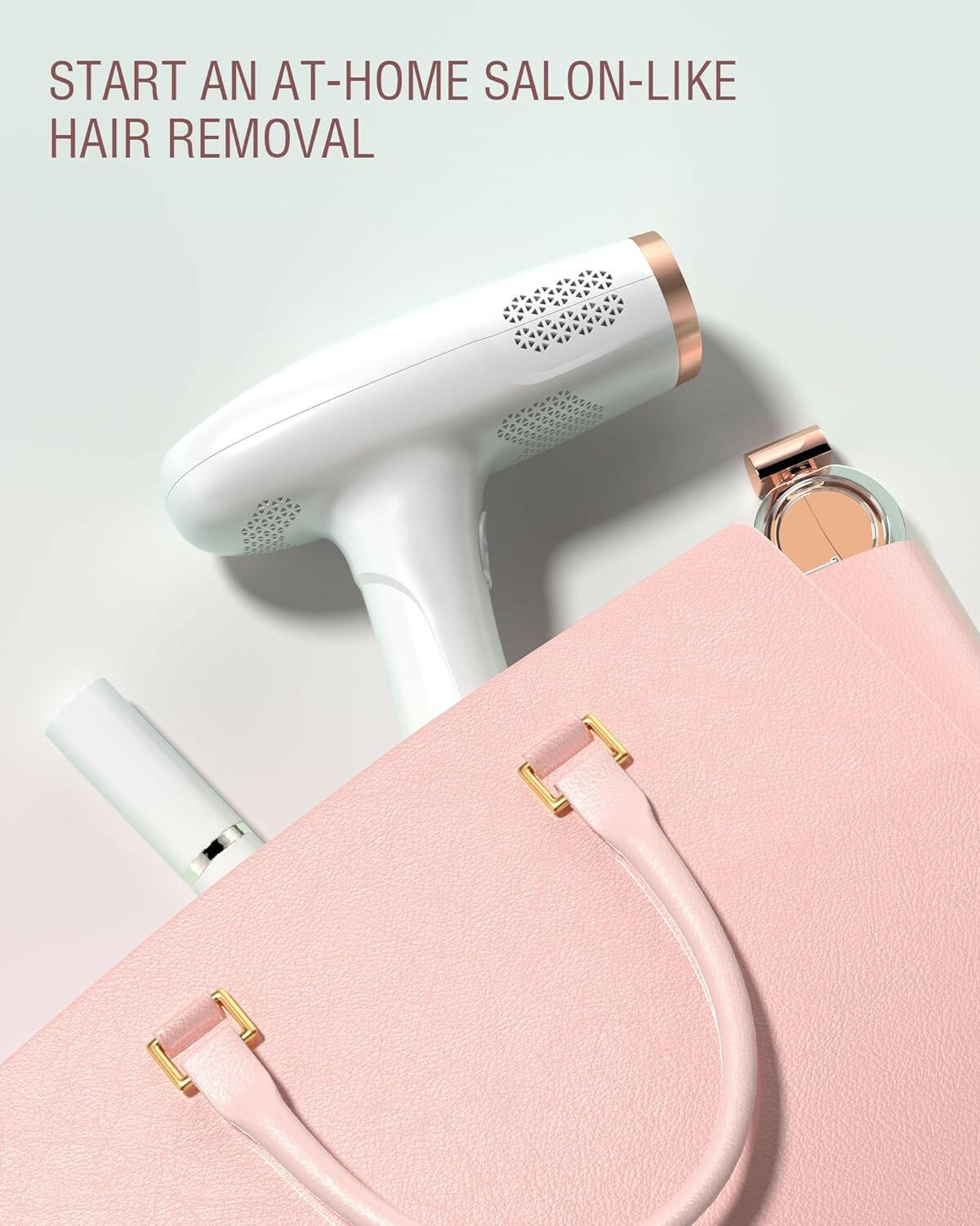 Laser Hair Removal for Women and Men, IPL Hair Removal 999,999 Flashes Permanent Hair Removal Device for Facial Facial Legs Arms Bikini Line Whole Body Use At - Home - Glow Pure